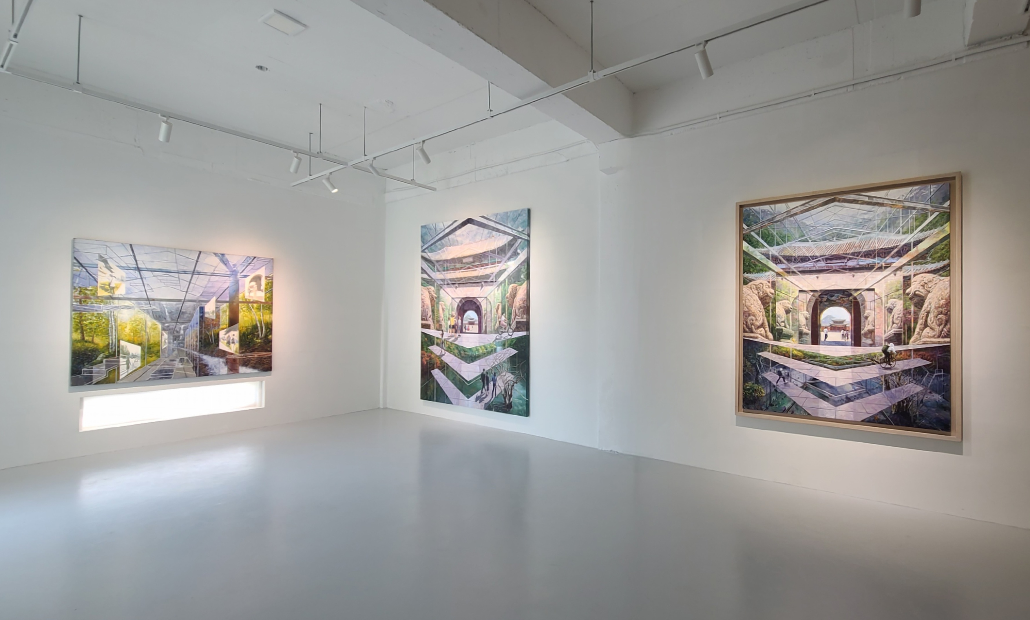 Installation view of Space of Contemplation: Glimpse of Memories at Gallery SpaceTime, Gyeongju, 2026
